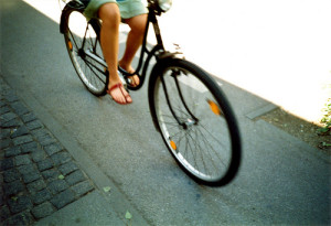 Bicycle on Side Walk
