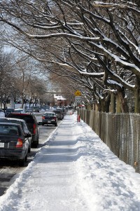 Icy sidewalk | Finney Law Office, LLC